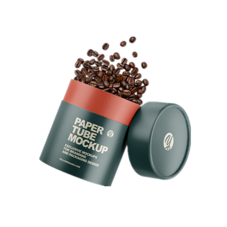 Tea paper tube packaging food grade cardboard cylinder co<i></i>ntainer for tea coffee round box packaging