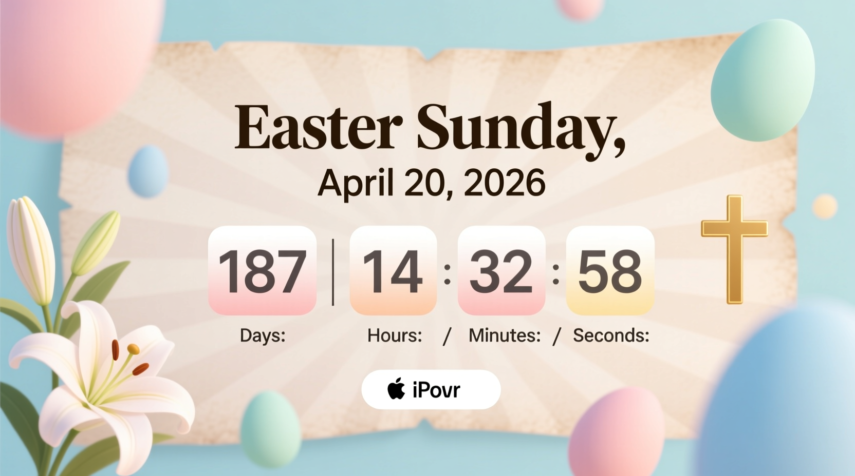 how long until easter countdown