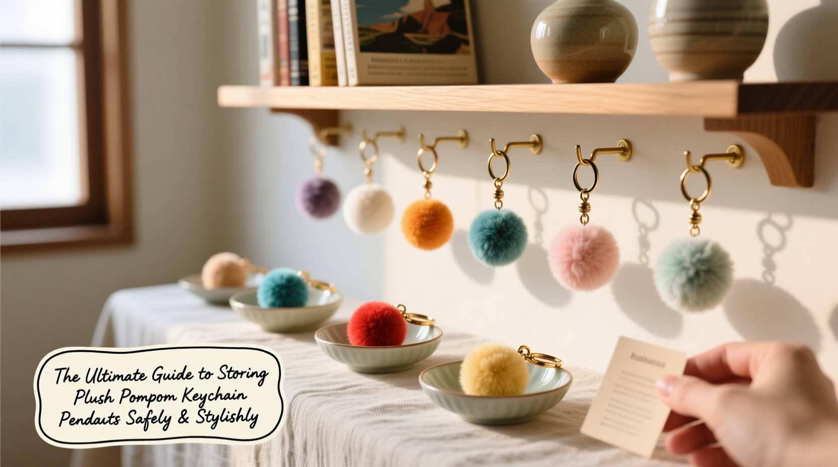 the ultimate guide to storing plush pompom keychain pendants safely and stylishly