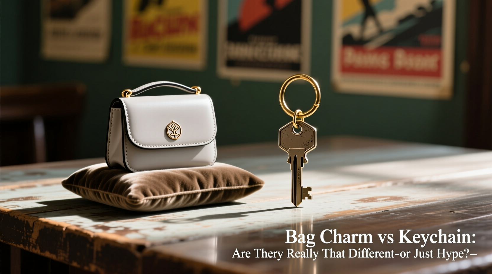 bag charm vs keychain are they really that different or just hype