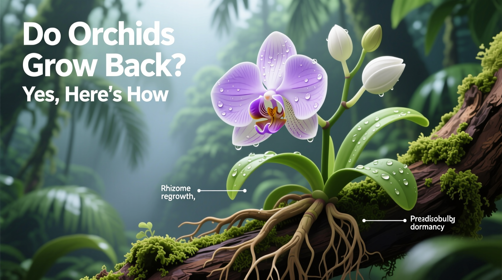 do orchids grow back