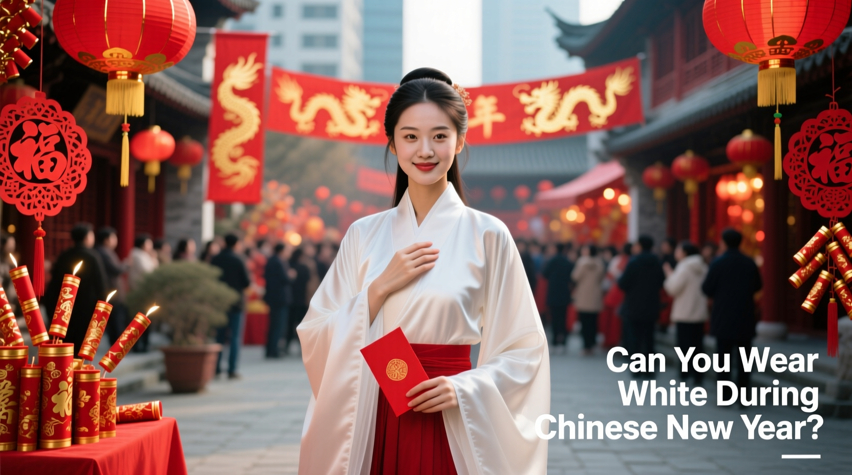 can you wear white chinese new year