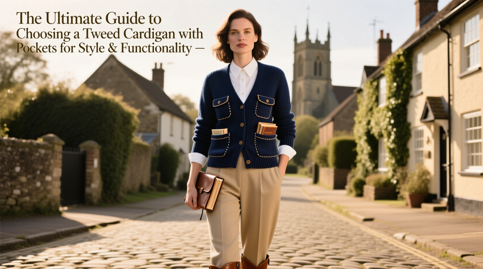 the ultimate guide to choosing a tweed cardigan with pockets for style and functionality