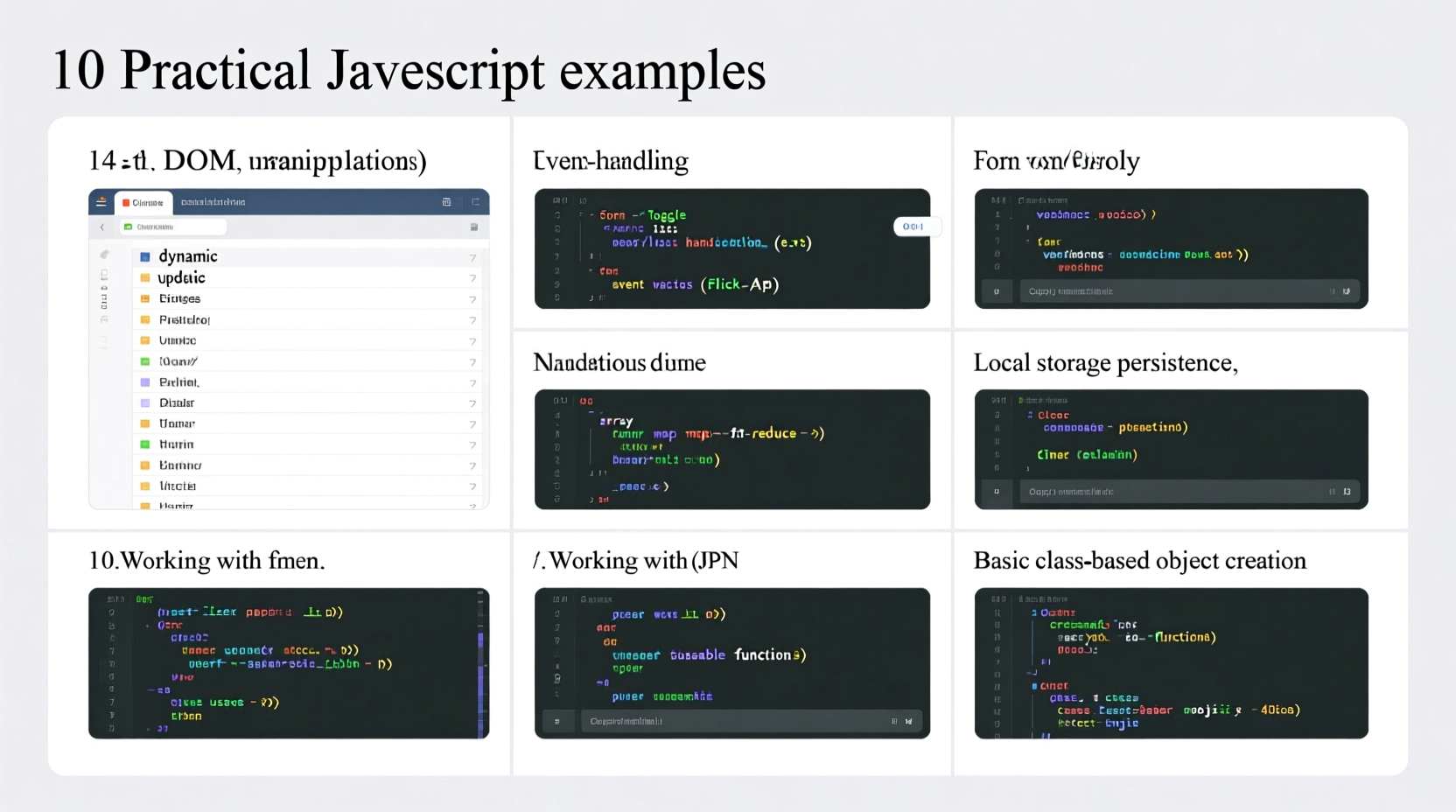 10 best java script examples with practical code and simple usage
