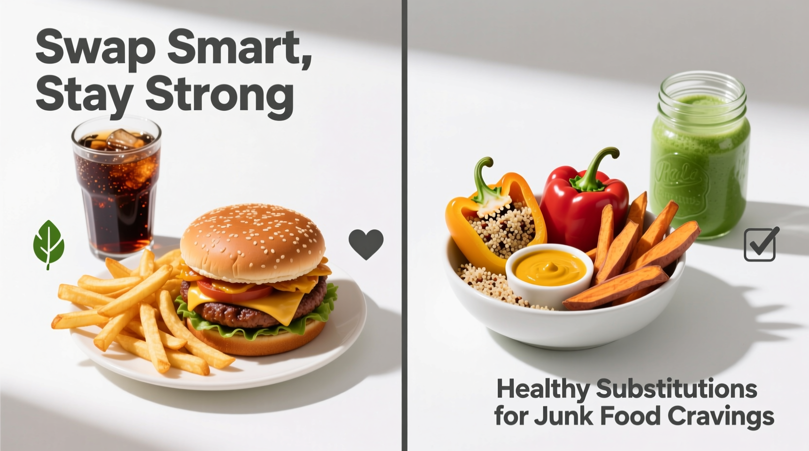 Healthy food substitutions for junk food cravings