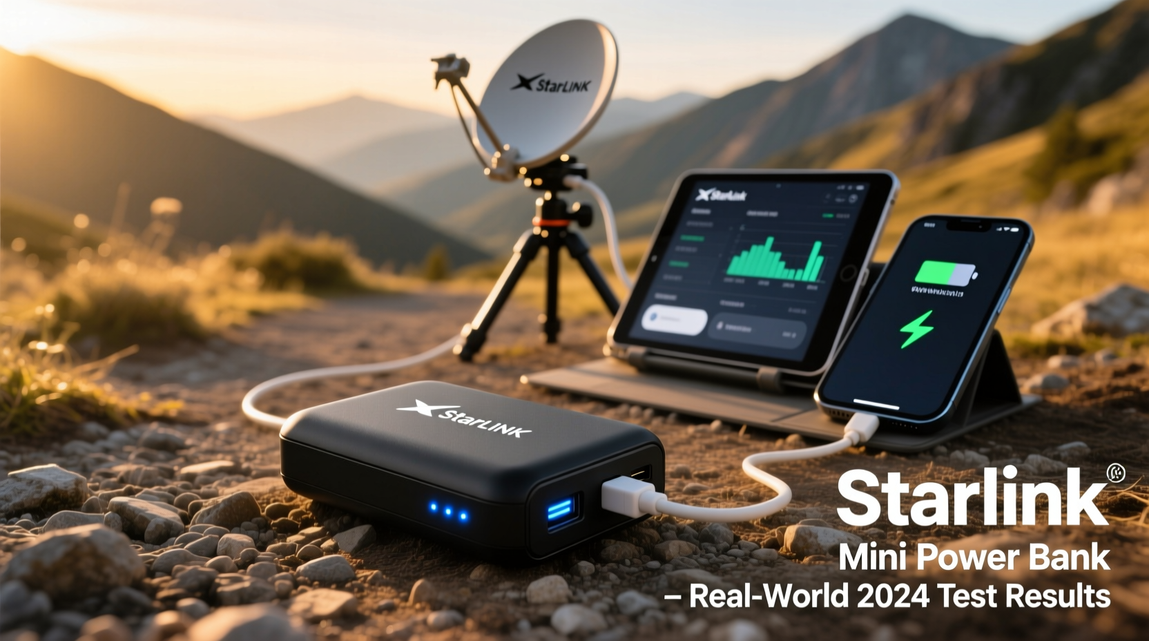starlink mini power bank tested