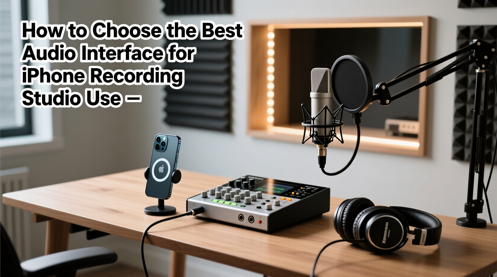 audio interface recording studio iphone