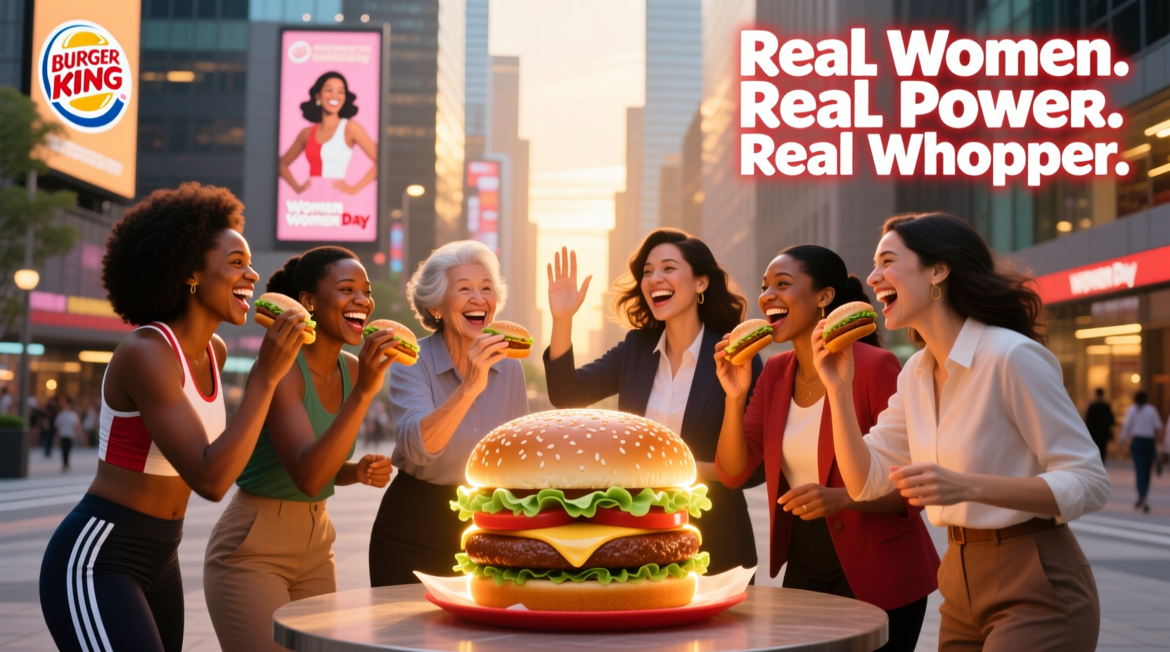 burger king internation womens day