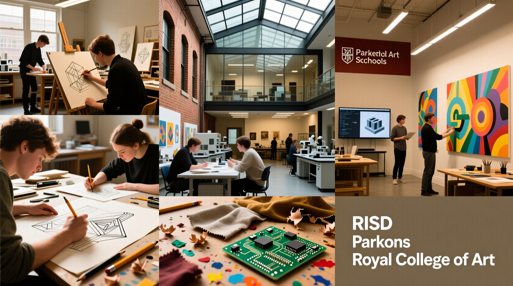 discover the best art schools with a mix of creativity and practical edge