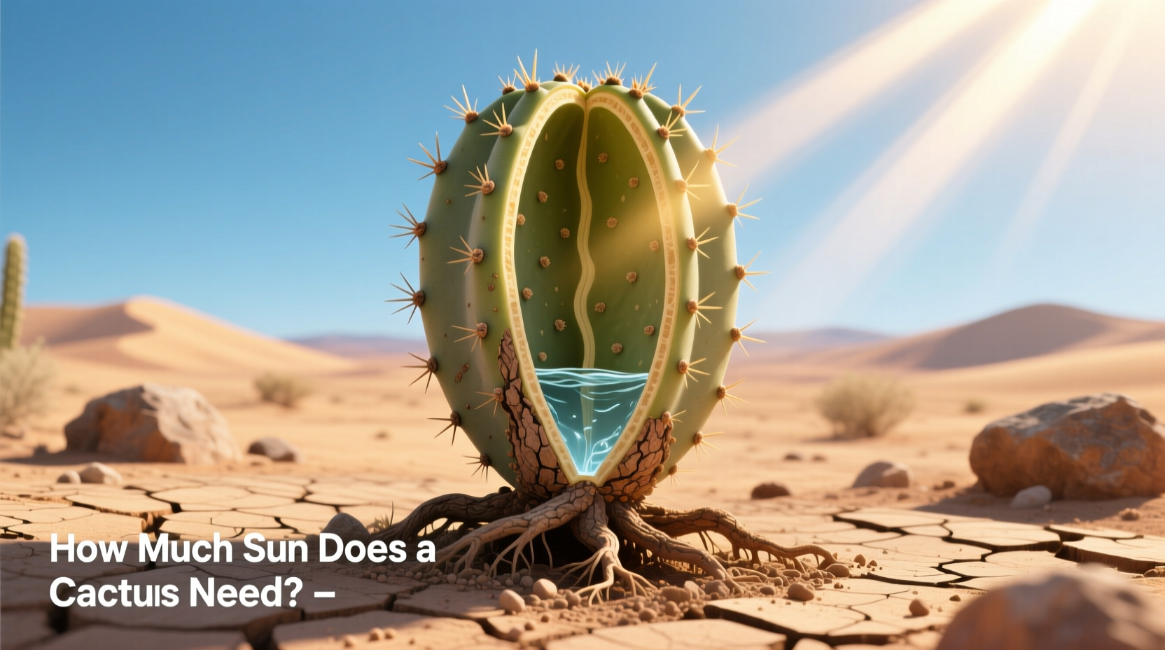 how much sun does cactus need