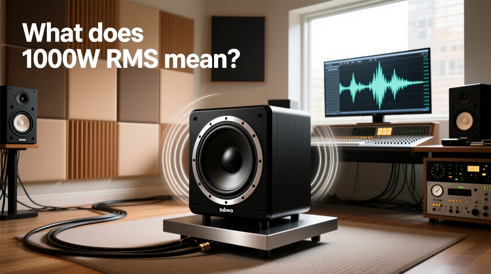 How to Choose 1000 RMS 12 Inch Subwoofer, What Does 1000W RMS Mean?