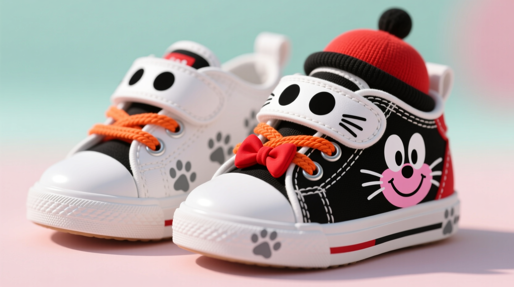 Pete the Cat shoe modification on child's sneakers