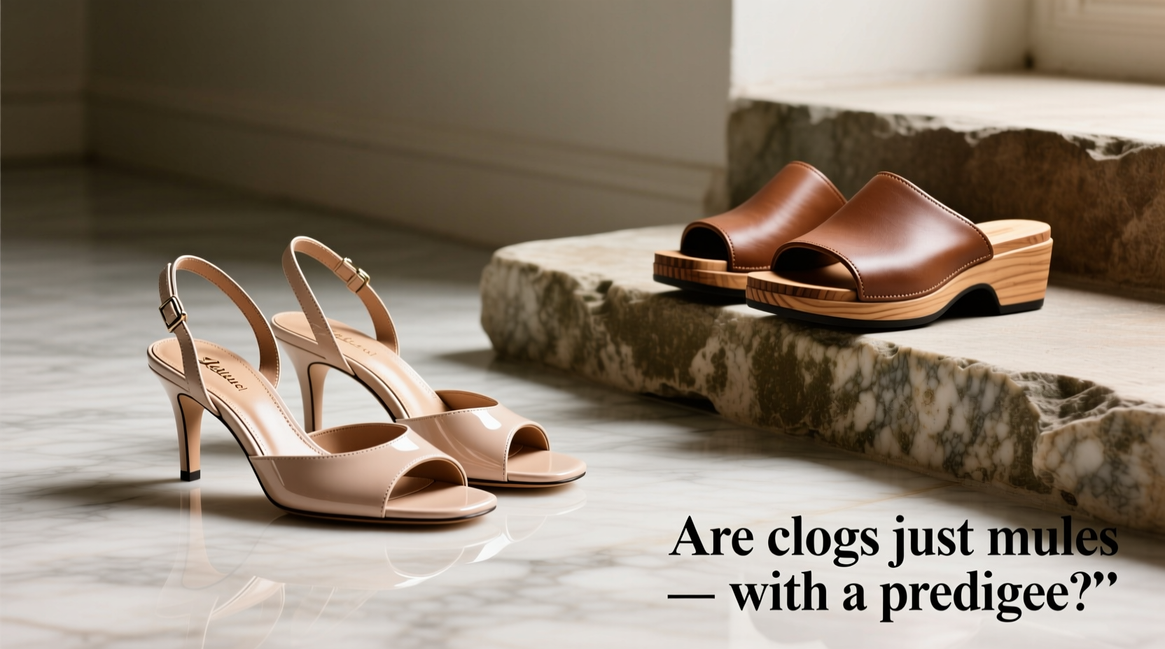 backless shoes vs clogs are clogs just mules with a pedigree