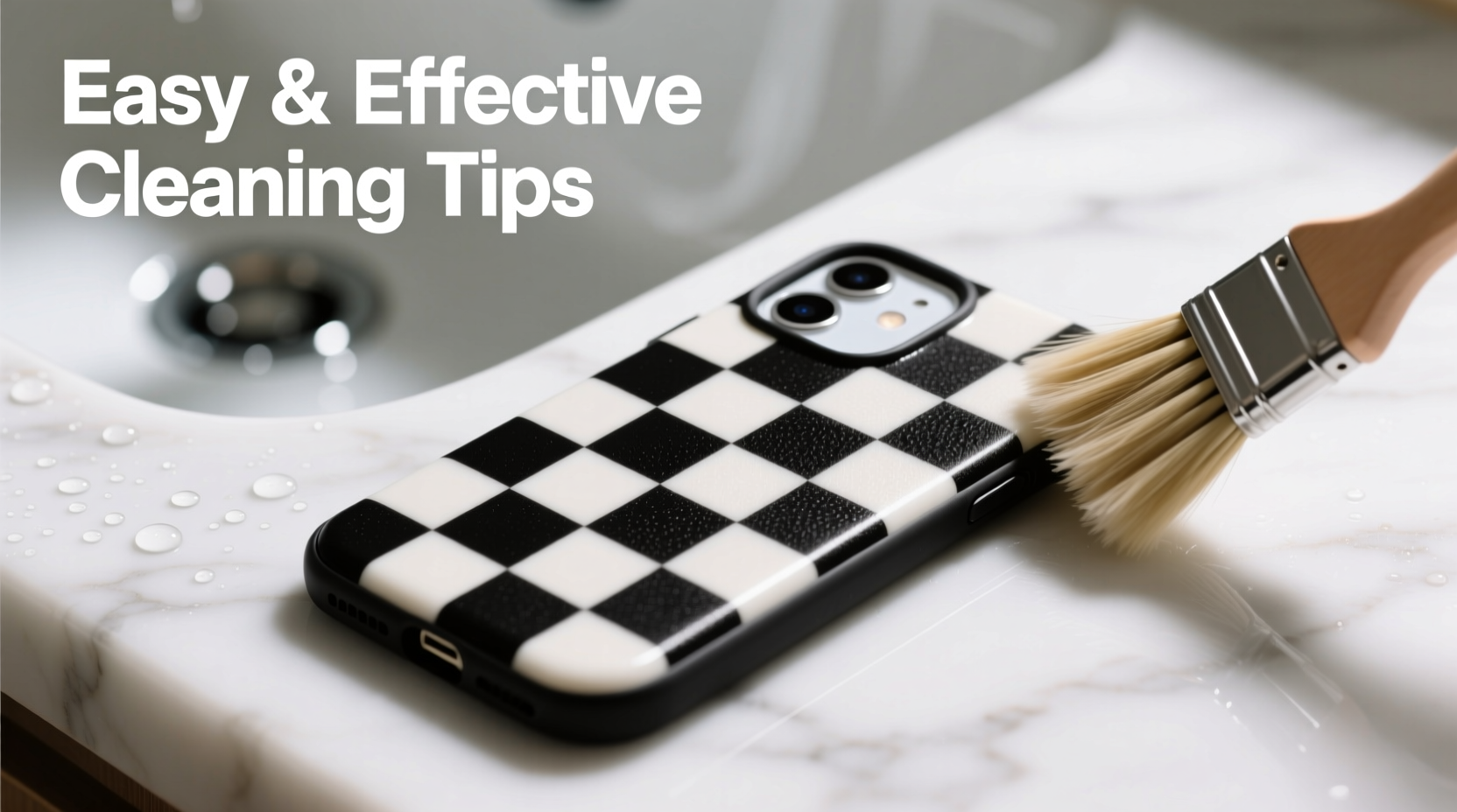 easy and effective ways to clean your checkerboard iphone case without damage