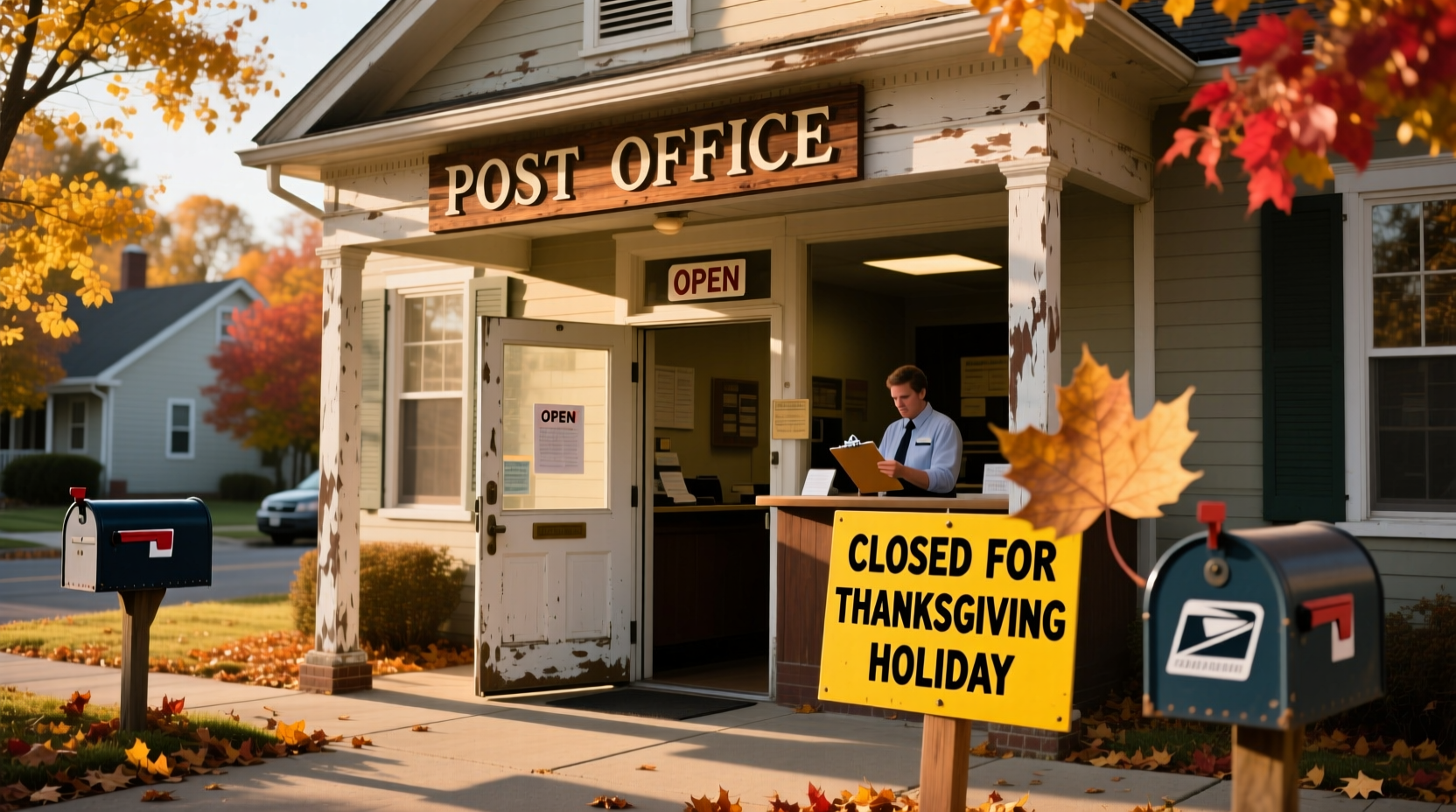 is the post office open on the friday after thanksgiving