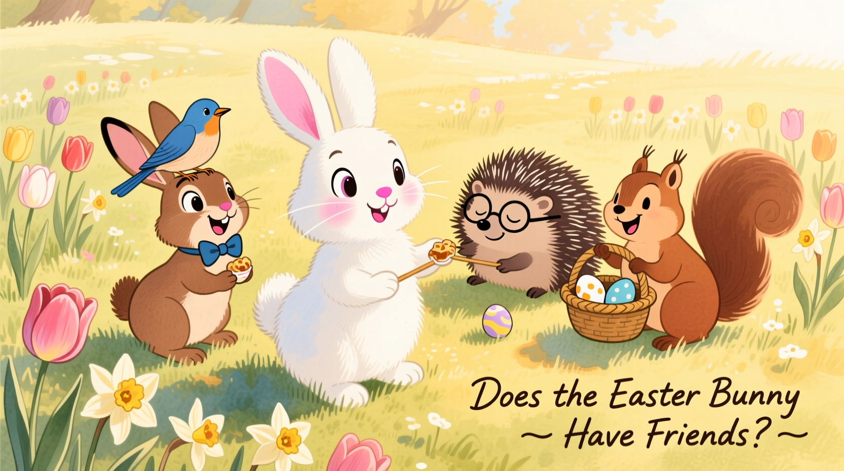 does the easter bunny have friends