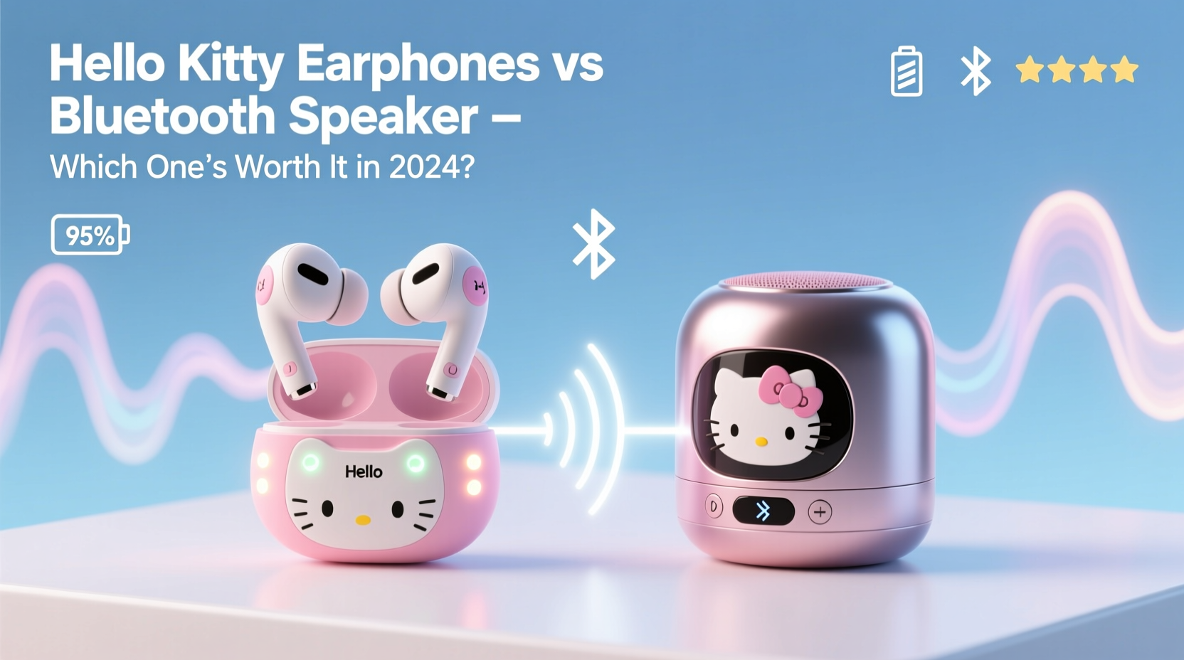 Hello Kitty Earphones Vs Bluetooth Speakers Which One Is Really Worth ...