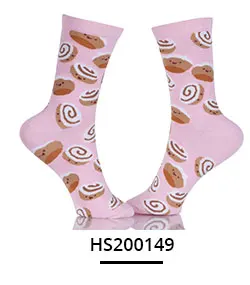 Sustainable Breathable Floral Anti-Slip Sweat-Absorbent Knit Sock Company Woman Flowers Pink Frilly Socks