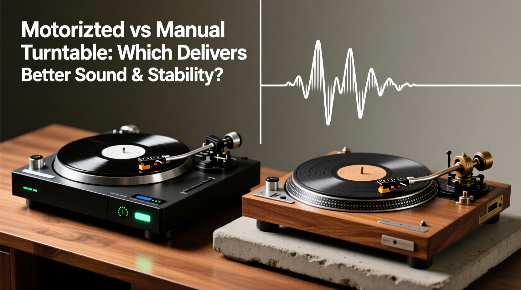 motorized vs manual turntable