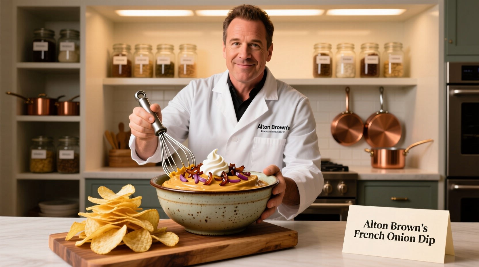 Alton Brown French Onion Dip Recipe: Gourmet Party Essential