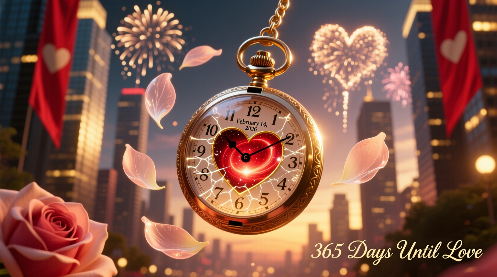 how many days until valentines day 2026 countdown