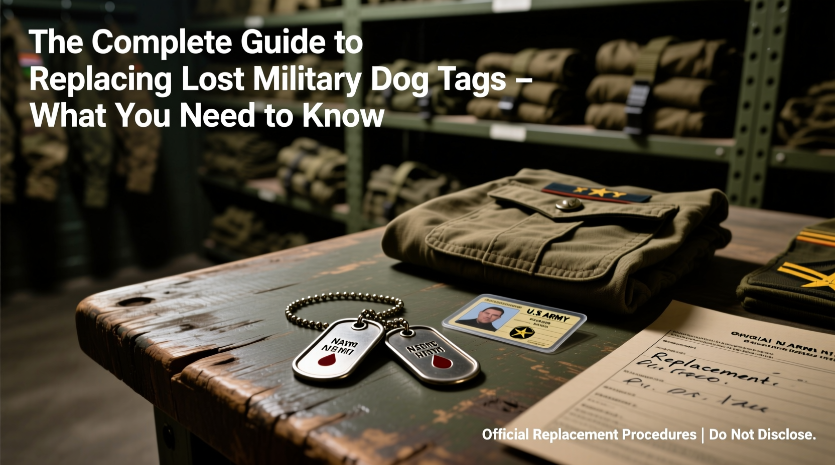 the complete guide to replacing lost military dog tags what you need to know