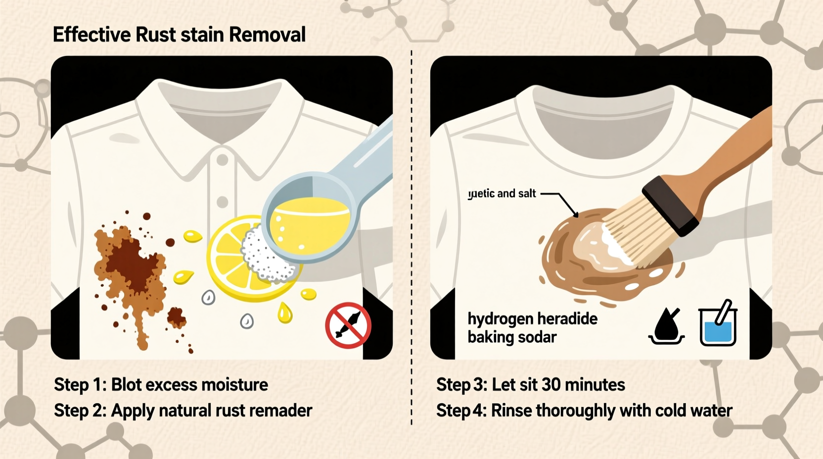 effective methods to remove rust stains from clothes without damaging fabric