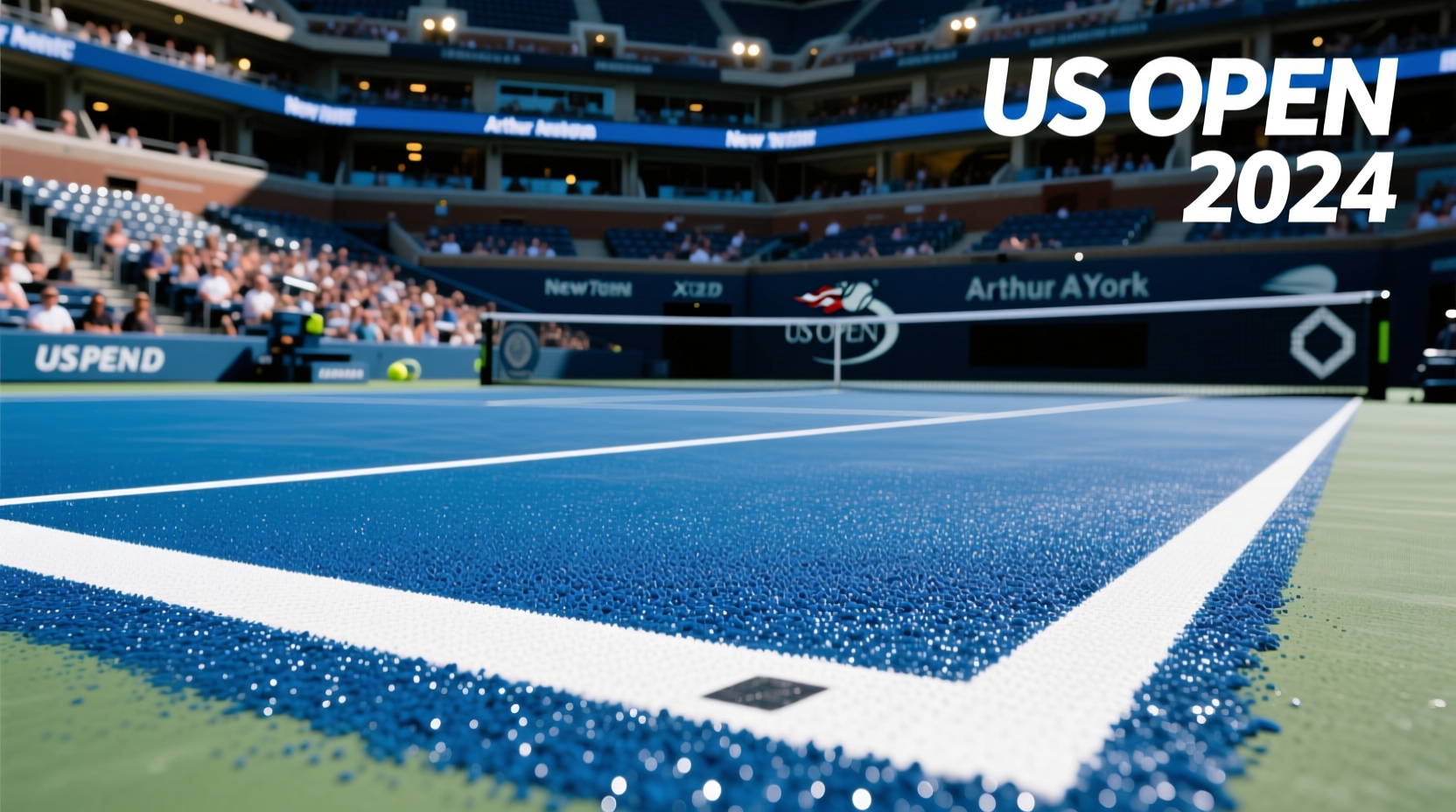 what surface is the us open played on