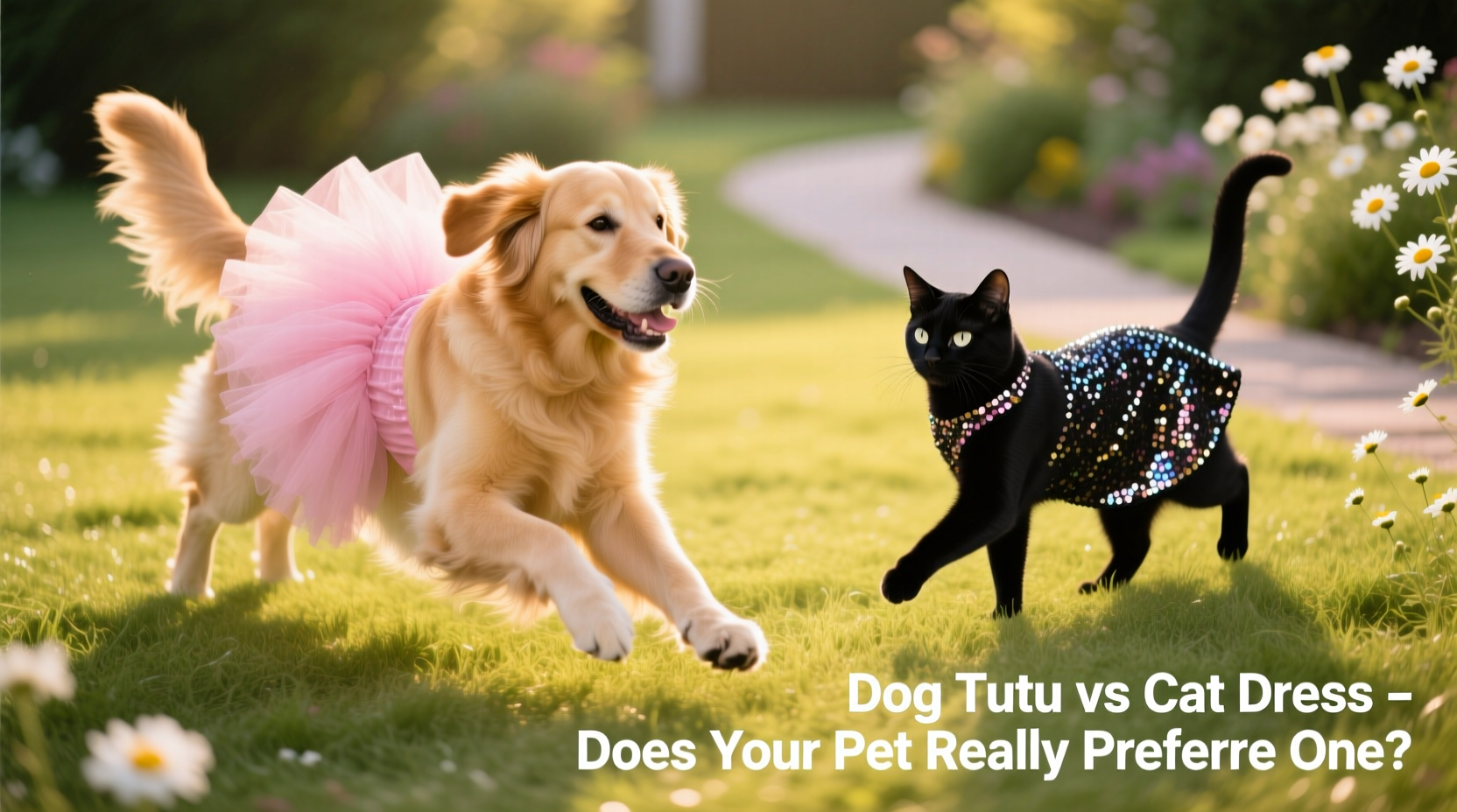 dog tutu dress vs cat dress does your pet really prefer one over the other