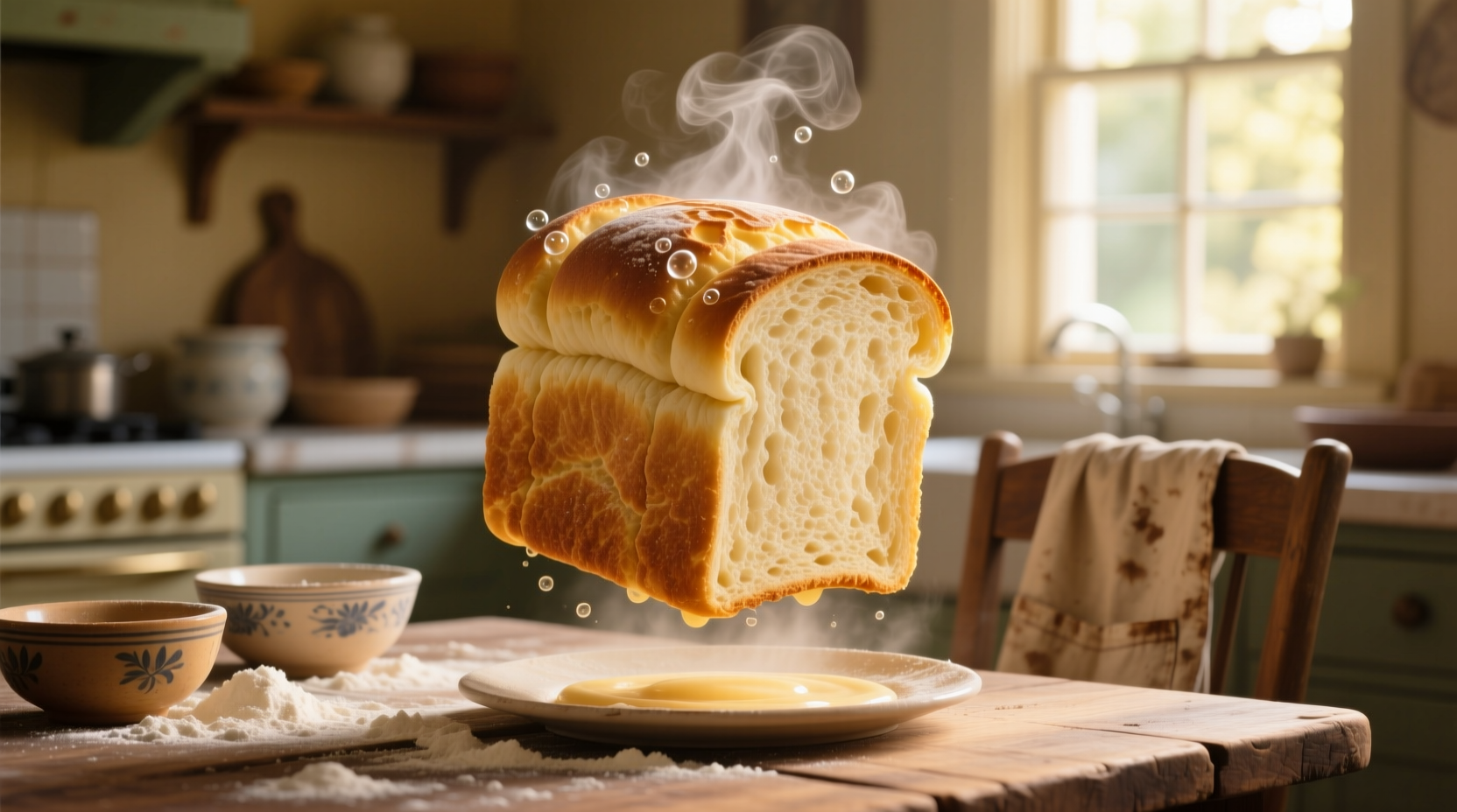 pancake bread pretty much makes itself