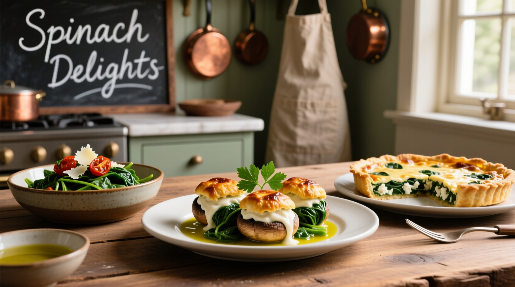 5 Quick Spinach Dinner Recipes Ready in 30 Minutes