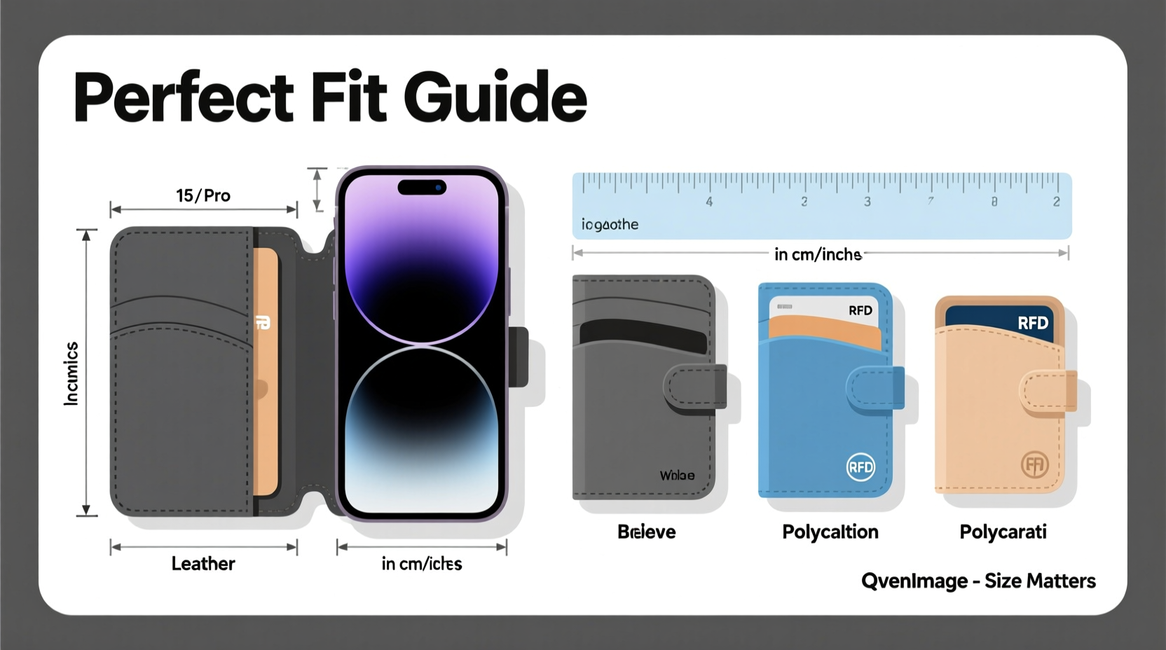 how to accurately measure and choose the perfect size phone wallet case for your needs