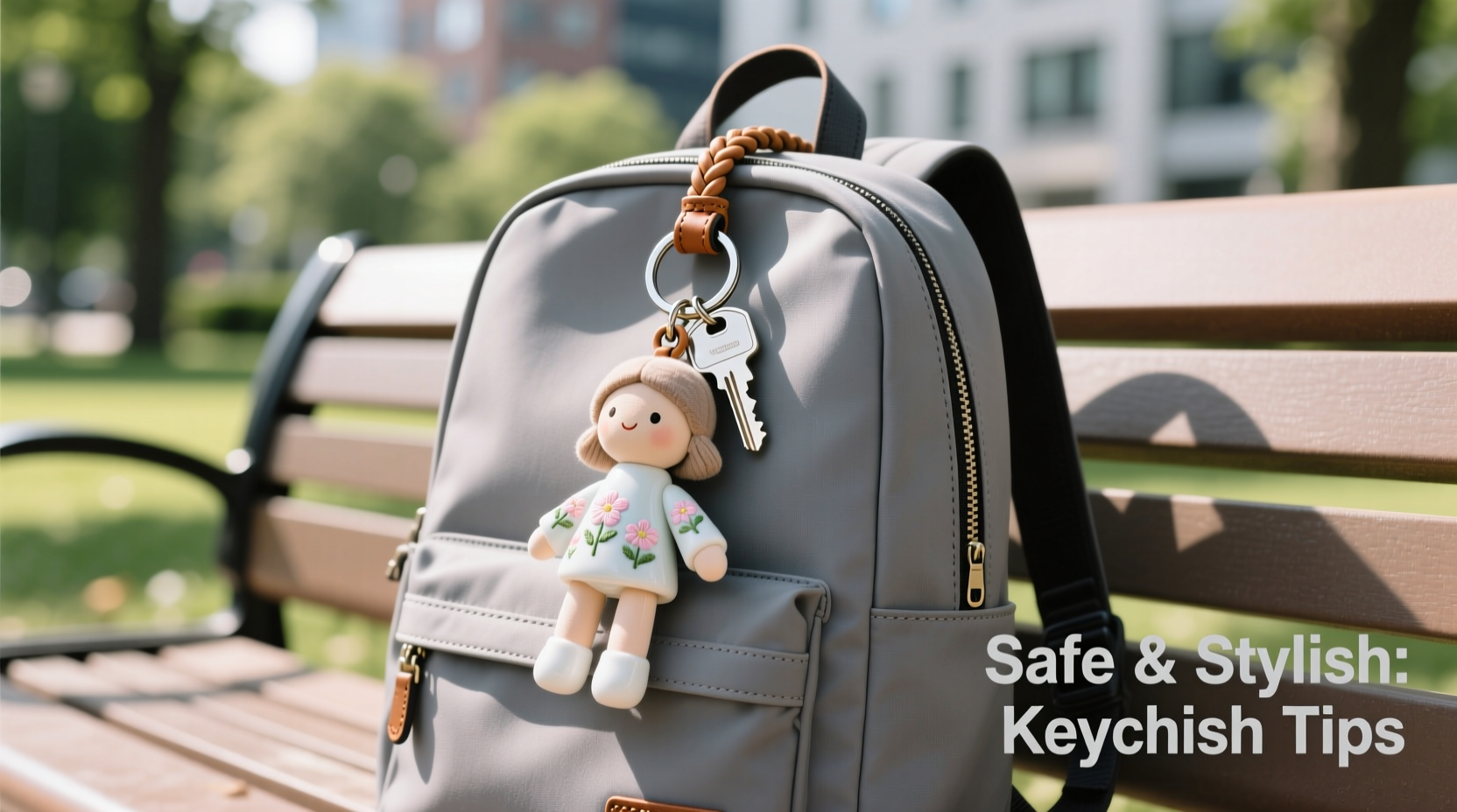 easy and stylish methods to hang a keychain doll on your backpack safely