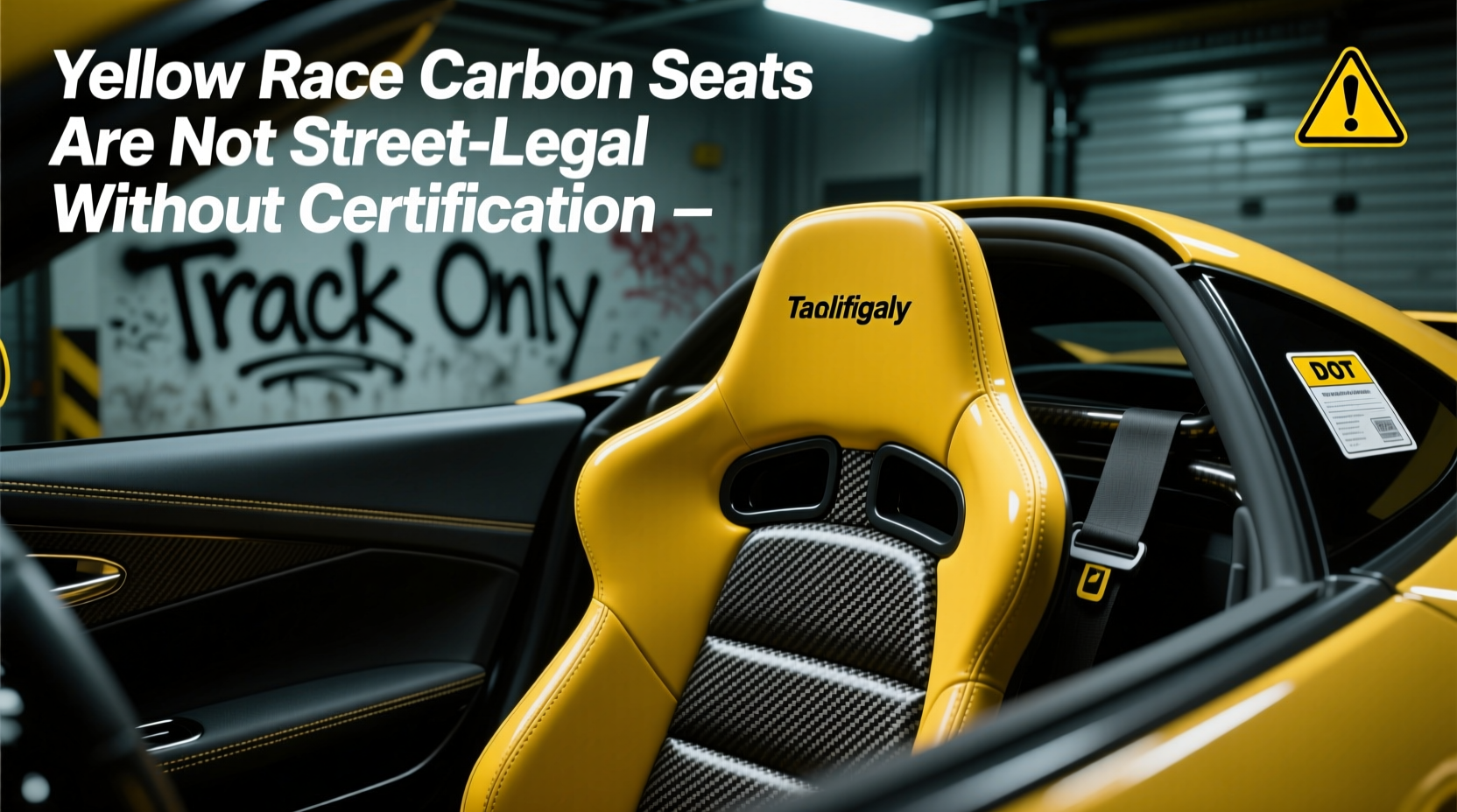 yellow race carbon seats legality