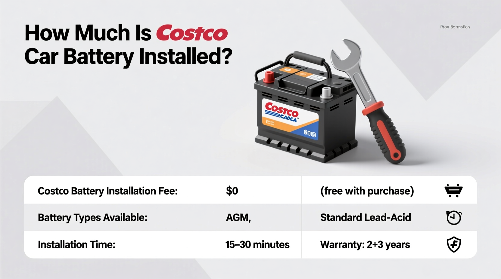 how much is costco car battery