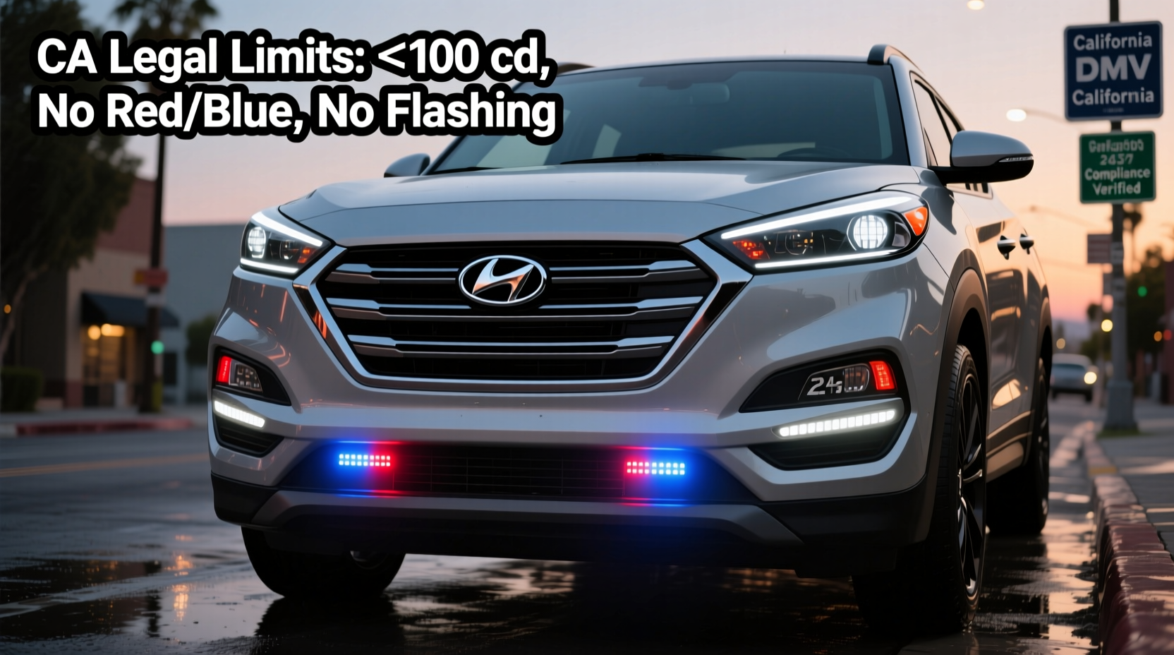 tucson 2025 led fog lights ca