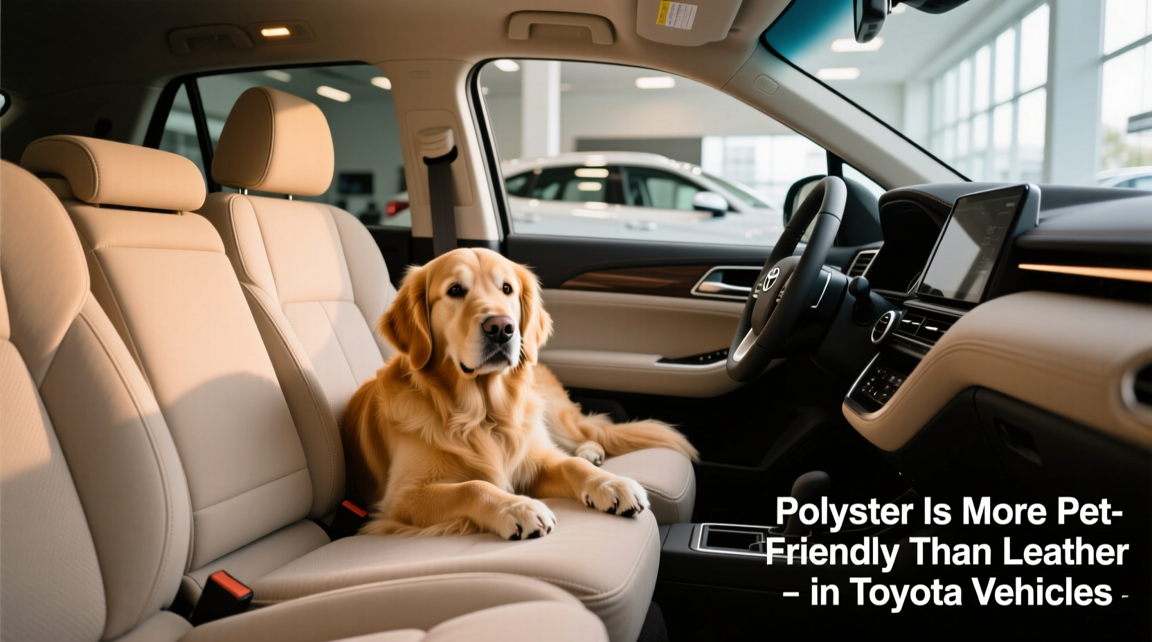leather vs polyester toyota pets