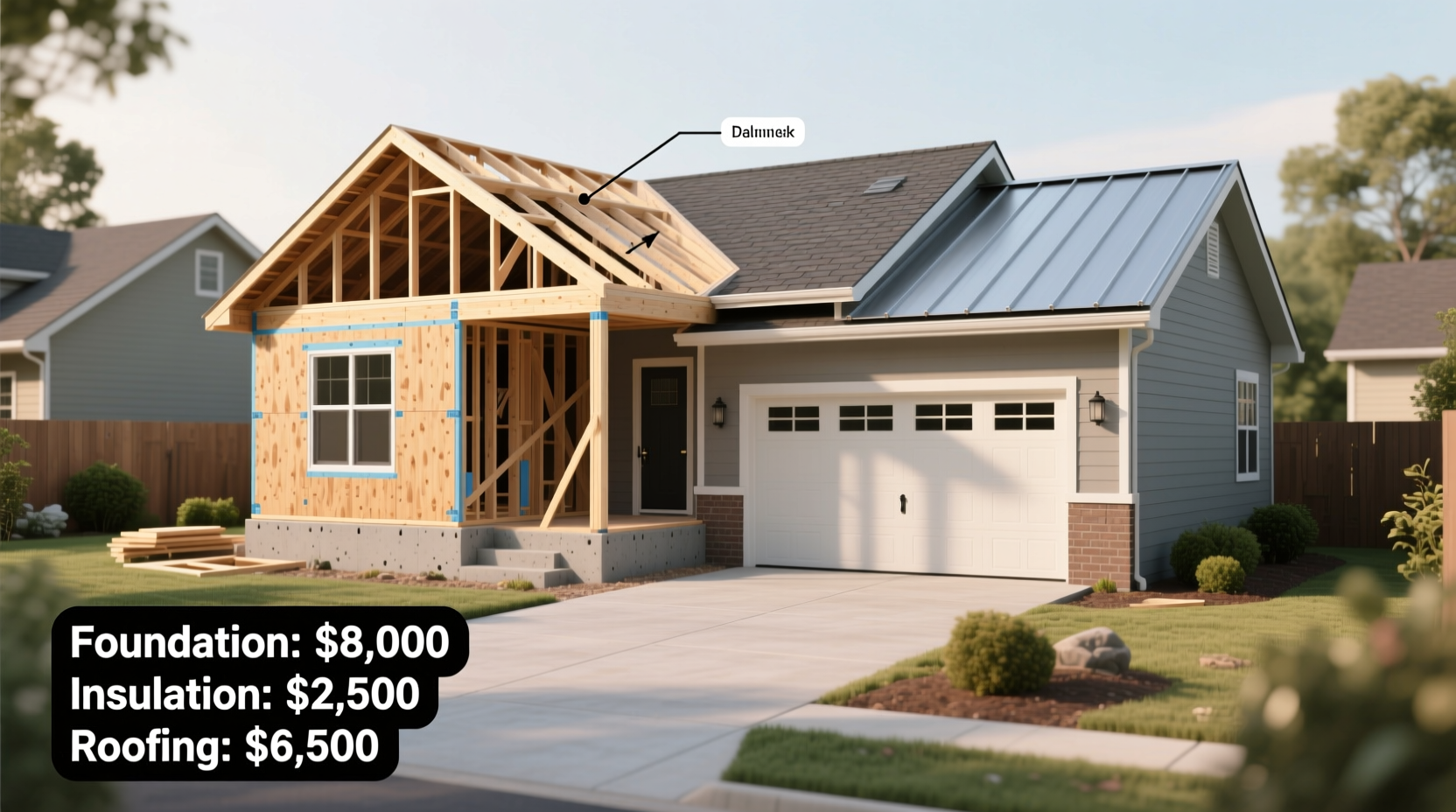 how to budget for building a garage key factors that impact the cost