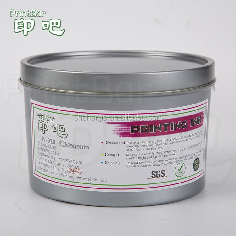 PrintBar Magenta UV Offset Printing Ink