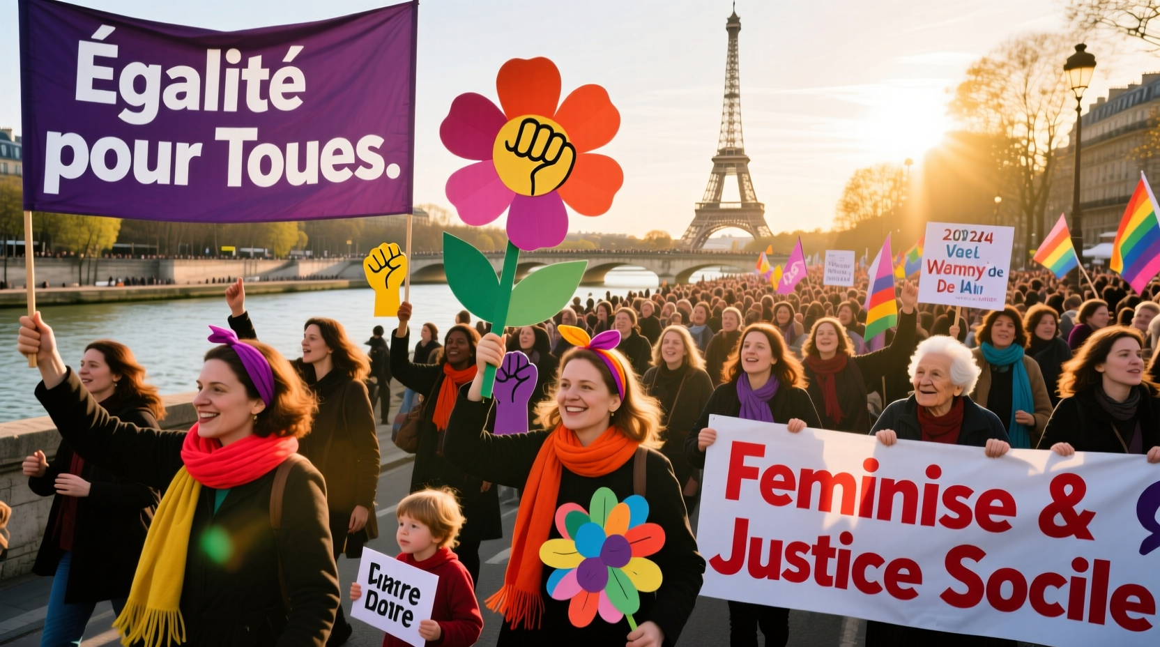 womens day march paris
