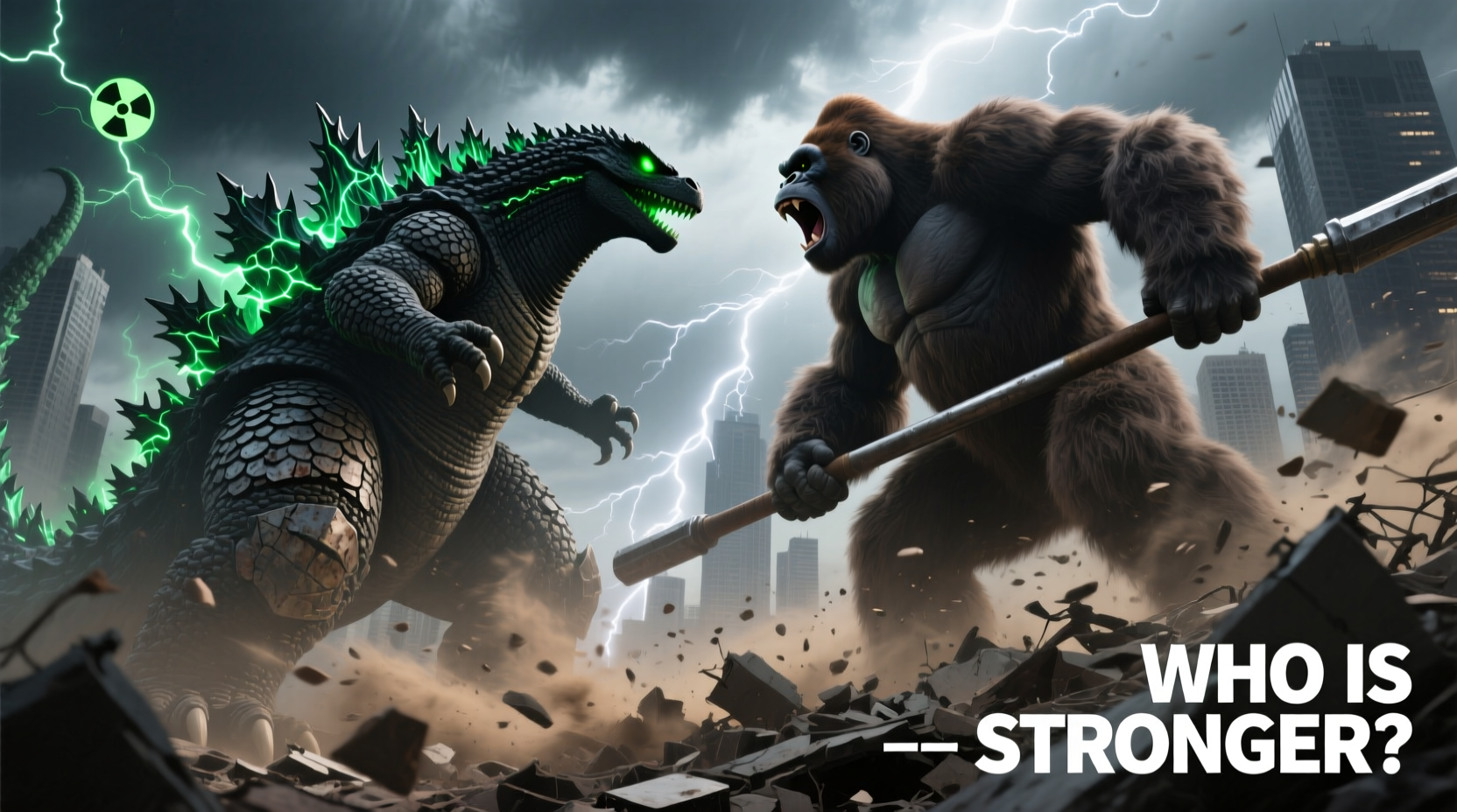 godzilla vs kong monsters which one is actually stronger