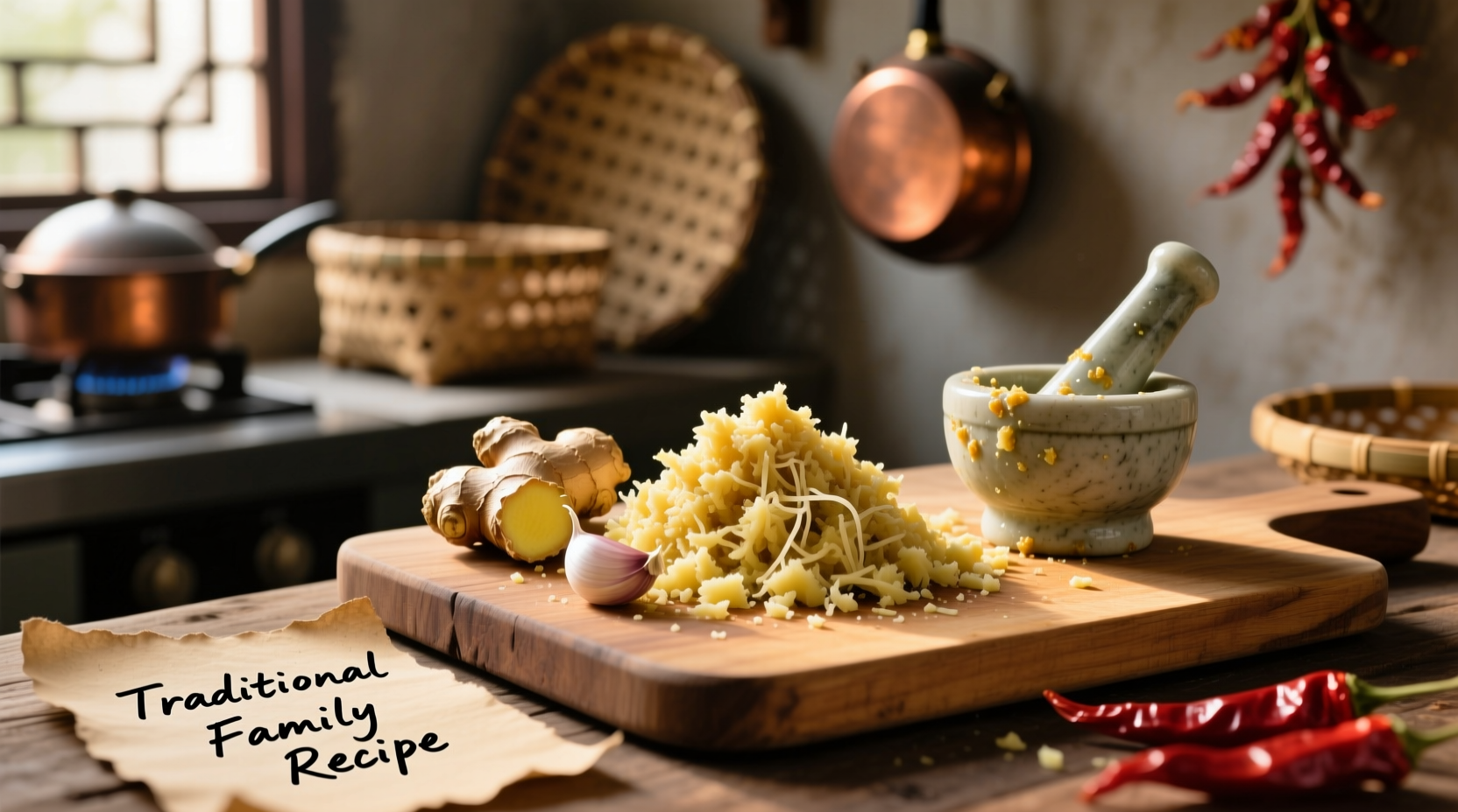 Perfect Garlic Ginger Paste Recipe in 5 Minutes