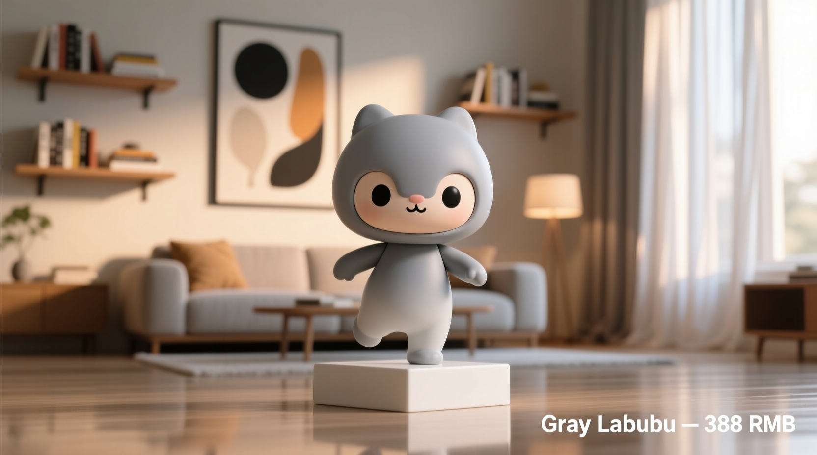 how much is gray labubu