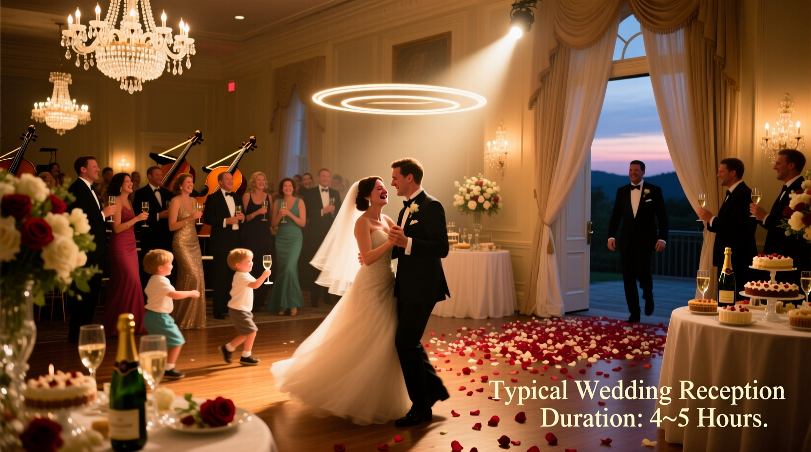 how long should a wedding reception be