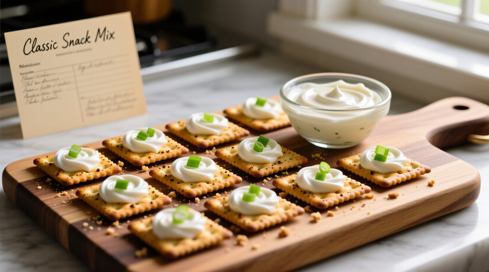 sour cream and onion ritz crackers