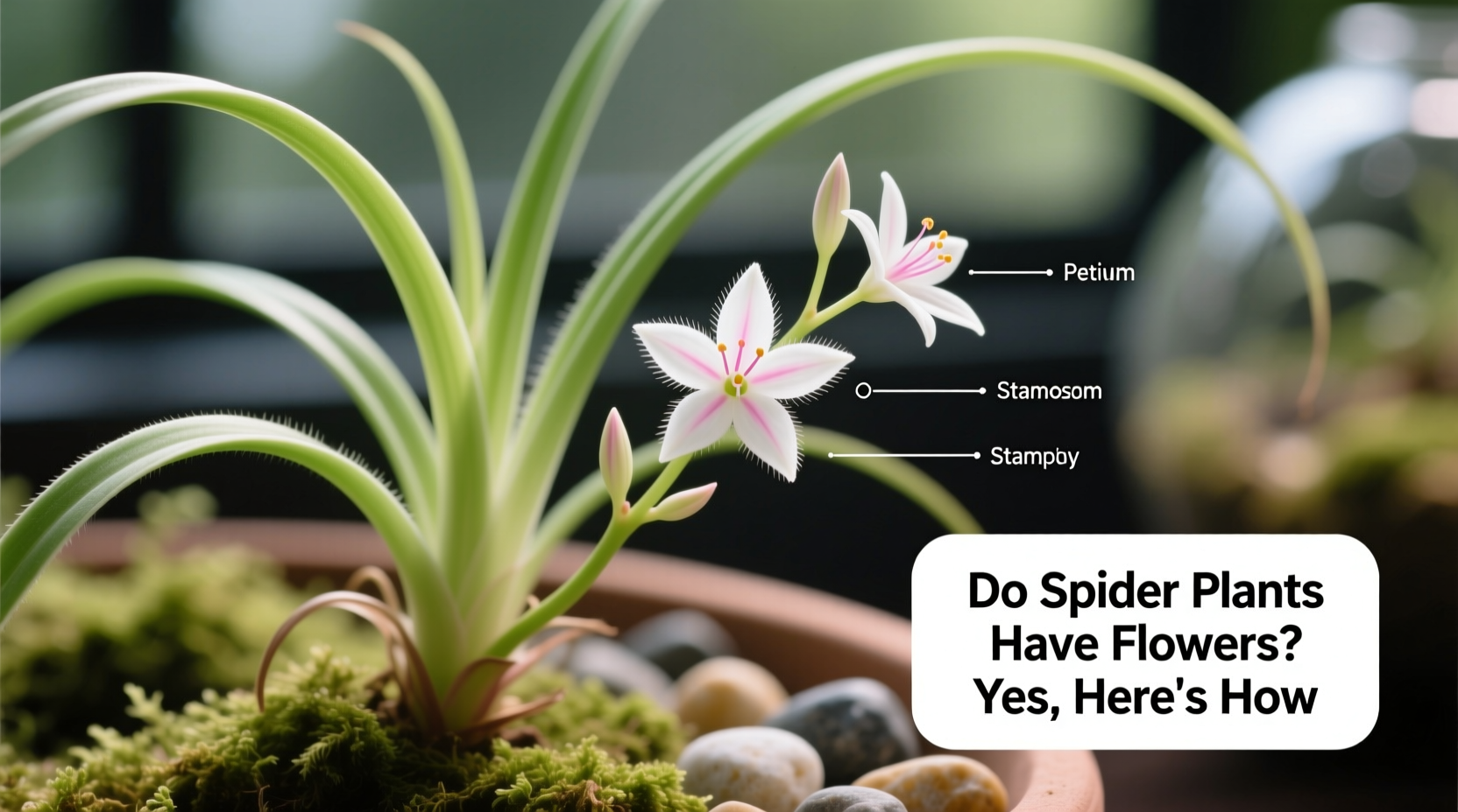 do spider plants have flowers
