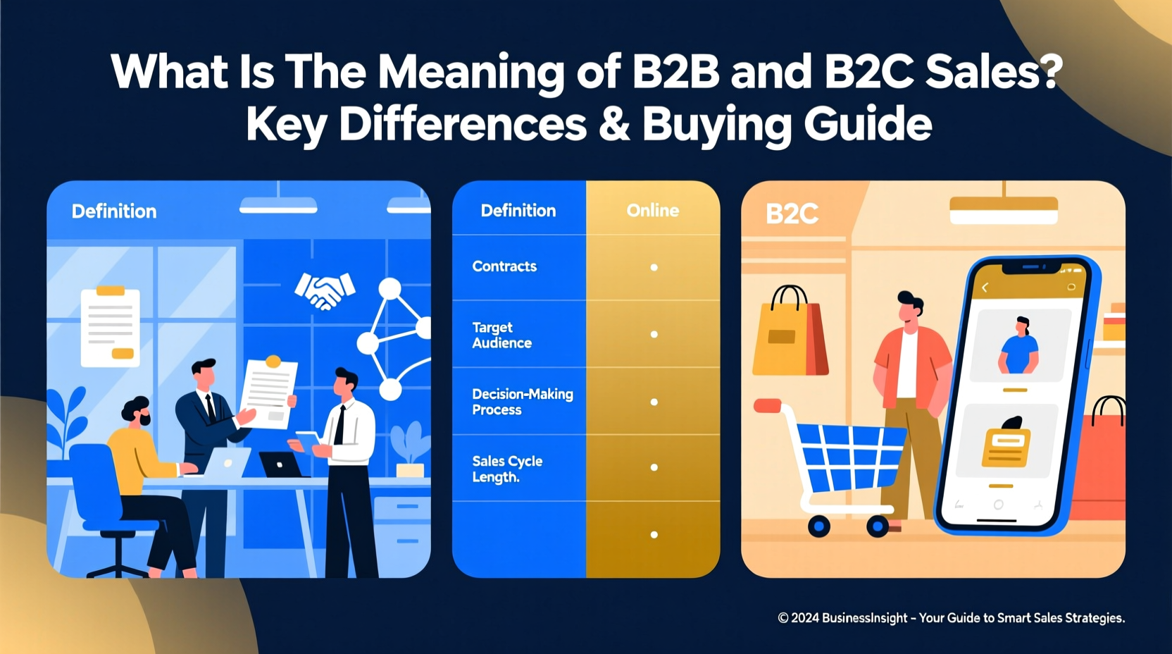 what is the meaning of b2b and b2c sales