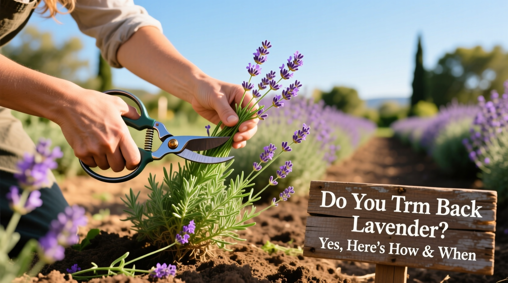 Do You Trim Back Lavender? Yes, Here's How & When