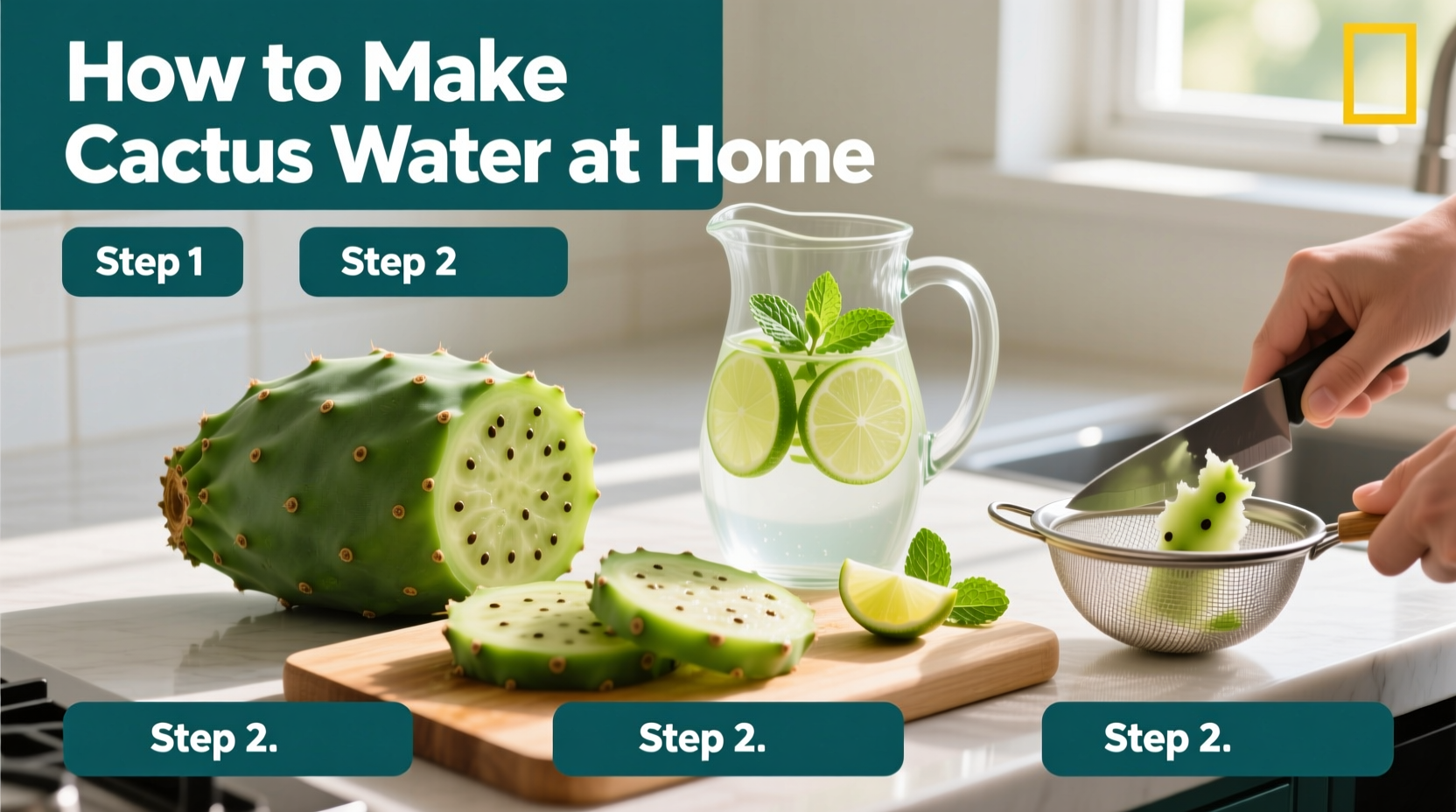 how to make cactus water