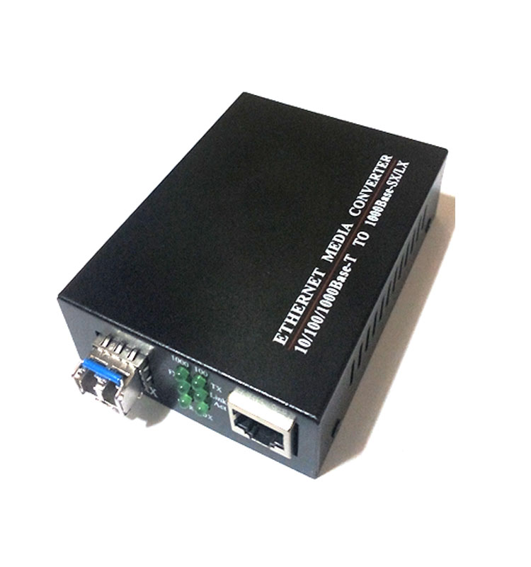 光纤介质转换器 rj45 sc 连接器通信